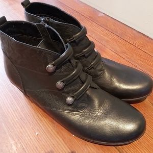 Black Remonte Ankle Boots, Size 40